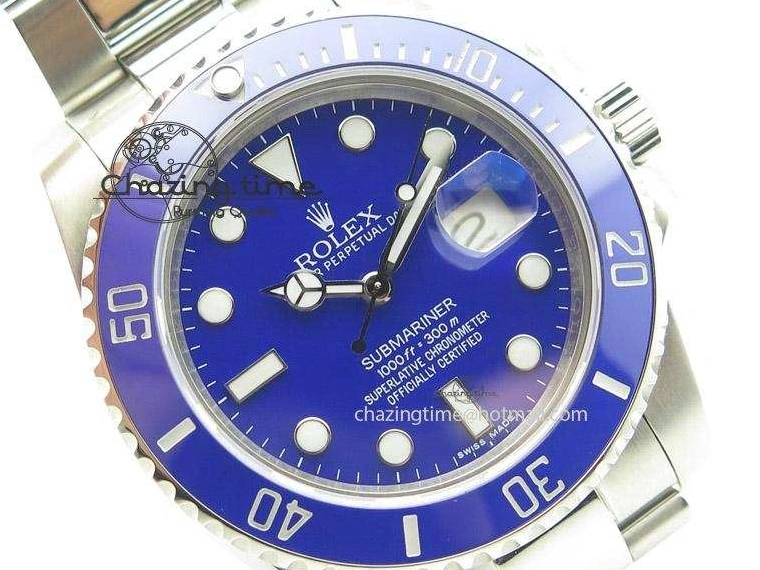0226 SunProtective Submariner 116619 LB Blue Ceramic Bp Best Edition On SS Bracelet Miyota 9015 V 4007